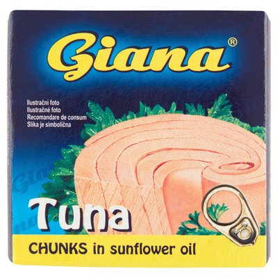 Obrázek Giana Tuňák kousky ve slunečnicovém oleji 80g