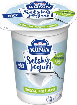 Obrázek Kunín Selský jogurt bílý, 400g