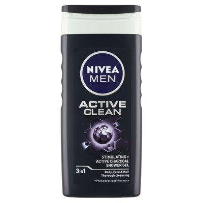 Obrázek Nivea Men Active Clean sprchový gel 250ml