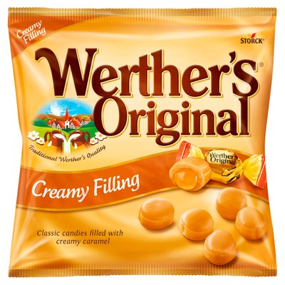 Obrázek Werther's Original Creamy Filling smetanové bonbóny s karamelovou náplní 80g