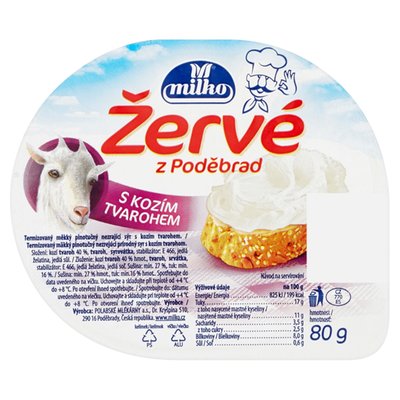 Obrázek Milko Žervé z Poděbrad s kozím tvarohem 80g