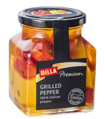 Obrázek BILLA P. GRIL PAPRIKA V OLEJI 280 G