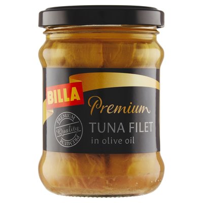 Obrázek BILLA Premium Tuňákové filety v olivovém oleji 200g