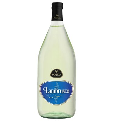 Obrázek Víno Lambrusco perlivé bílé révové polosladké 1,5l