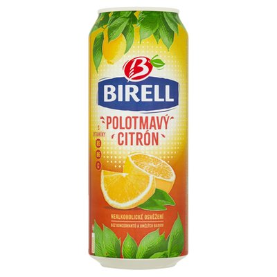 Obrázek Birell Polotmavý citrón míchaný nápoj z nealkoholického piva 0,5l