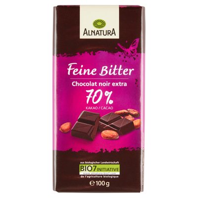 Obrázek Alnatura BIO jemná hořká čokoláda 100g
