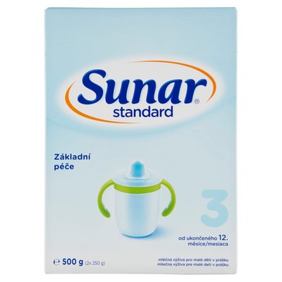 Obrázek Sunar Standard 3 batolecí mléko 2 x 250g (500g)