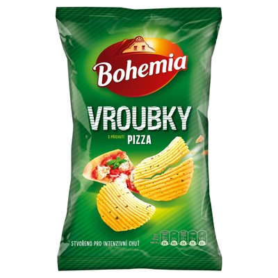 Obrázek Bohemia Vroubky s příchutí pizza 130g