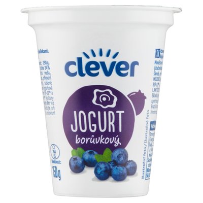 Obrázek clever Jogurt borůvkový 150g