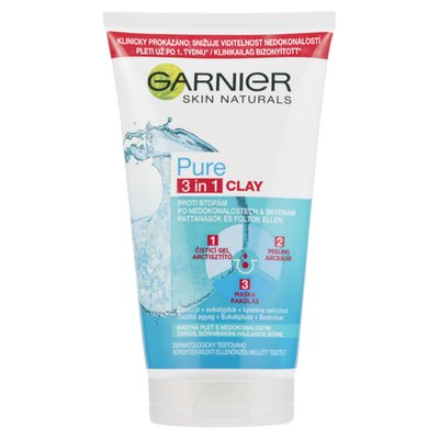 Obrázek Garnier Skin Naturals Pure čisticí peeling 3 v1 , 150 ml