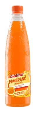 Obrázek Dialine Pomeranč nápojový koncentrát s příchutí pomeranče 650ml