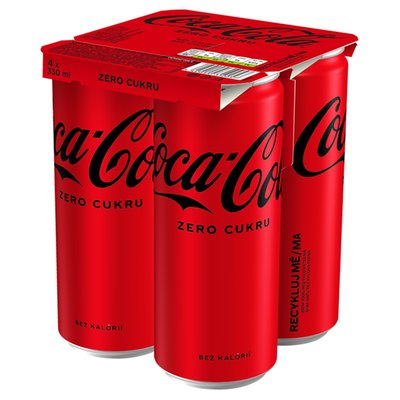 Obrázek Coca-Cola Zero 4 x 330ml