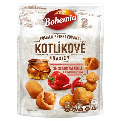 Obrázek Bohemia Kotlíkové arašídy se sladkým chilli a červenou paprikou 150g