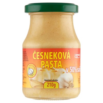 Obrázek PeMaP Česneková pasta v 50% soli 210g