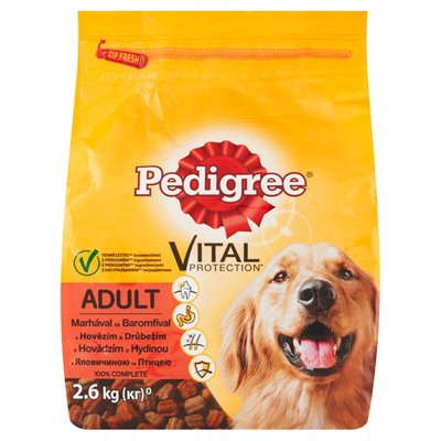 Obrázek PEDIGREE GP ADULT S HOV.A DRUB. 2,6KG