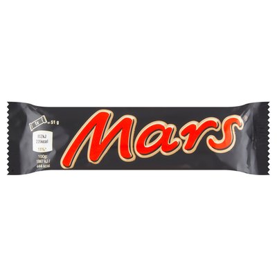 Obrázek Mars Mléčná čokoláda plněná nugátem a karamelem 51g