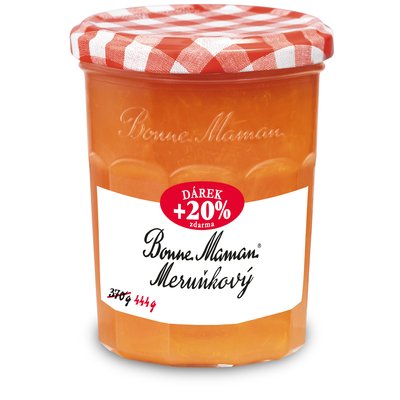 Obrázek Bonne Maman meruňkový 370 g + 20%
