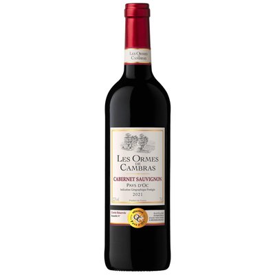 Obrázek Les Ormes de Cambras Cabernet Sauvignon červené víno polosuché 750ml