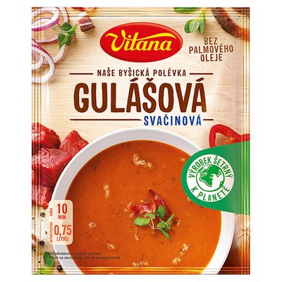 Obrázek Vitana Gulášová svačinová polévka 96g