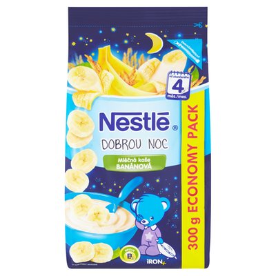 Obrázek E-NESTLE MLECNA KASE DN BANANOVA 4+ 300G