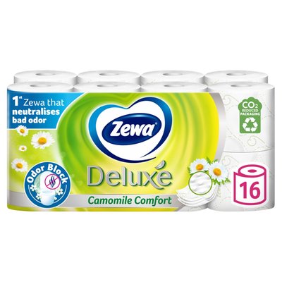 Obrázek Zewa Deluxe Camomile Comfort toaletní papír 3 vrstvý 16 rolí