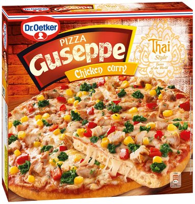 Obrázek Dr. Oetker Guseppe Pizza Chicken curry 375g