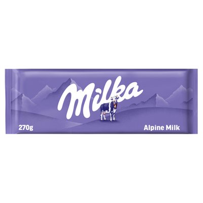 Obrázek Milka Mléčná čokoláda z alpského mléka 270g