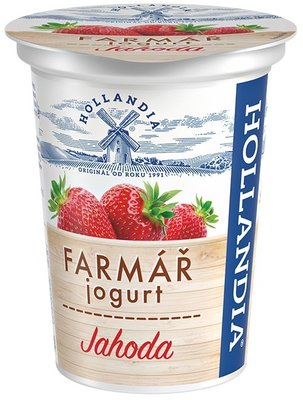 Obrázek Farmář Jogurt krémový, jahoda 400 g
