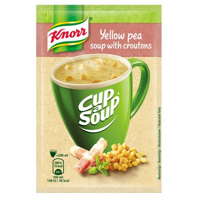 Obrázek Knorr Cup a Soup Hrachová instantní polévka s krutony 21g