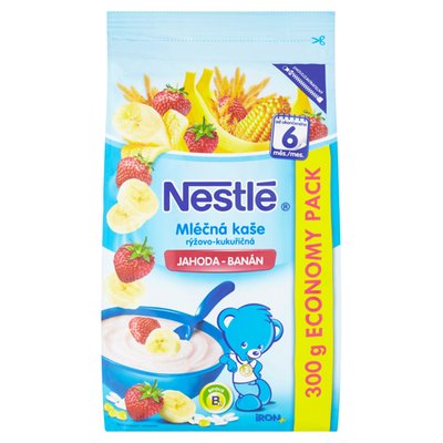 Obrázek E-NESTLE ML.KASE JAHODA-BANAN 300G