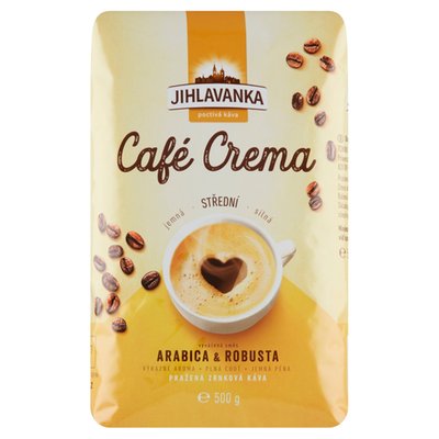 Obrázek JIHLAVANKA CAFE CREMA 500G - KONEC KBA