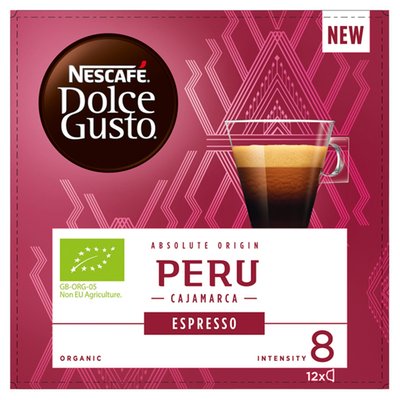 Obrázek NESCAFÉ® Dolce Gusto® Peru Cajamarca Espresso - kávové kapsle - 12 kapslí v balení
