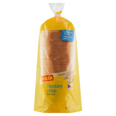 Obrázek BILLA Toustový chléb máslový 500g