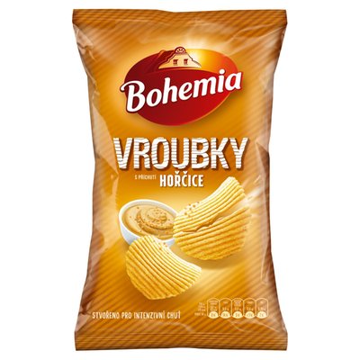 Obrázek Bohemia Vroubky s příchutí hořčice 130g