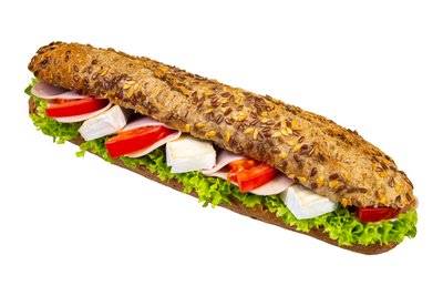 Obrázek Kornbageta se šunkou a hermelínem