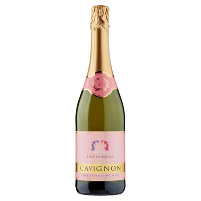 Obrázek Cavignon Šumivé růžové víno Demi-sec 75cl