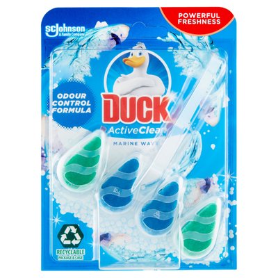 Obrázek Duck Active Clean Marine Wave závěsný čistič WC 38,6g