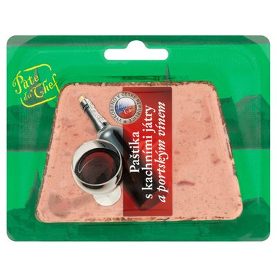 Obrázek Paté Du Chef Paštika s kachními játry a portským vínem 125g