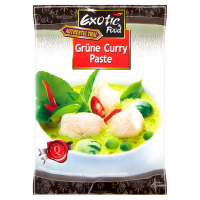 Obrázek Exotic Food Authentic Thai Green curry paste 50g