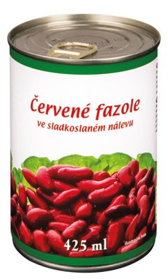 Obrázek Fazole červené 425ml ve sladkoslaném nálevu