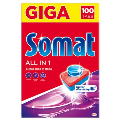 Obrázek SOMAT TABLETY ALL IN ONE 100KS