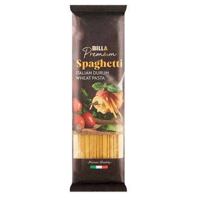 Obrázek BILLA Premium Spaghetti těstoviny semolinové sušené 500g