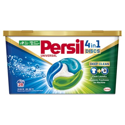 Obrázek Persil Disc 4in1 Deep Clean Universal předdávkovaný prací prostředek 28 praní 28 x 25g (700g)