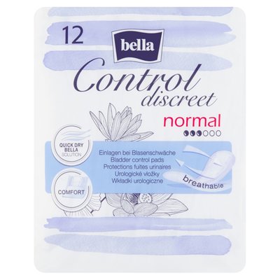 Obrázek Bella Control Discreet Normal urologické vložky 12 ks
