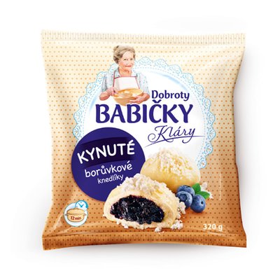 Obrázek Kynuté knedlíky borůvkové Dobroty babičky Kláry 320 g