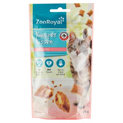Obrázek ZooRoyal Křupavé polštářky s lososem 70g