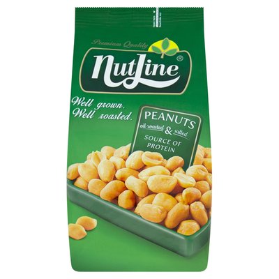 Obrázek Nutline Loupané arašídy pražené a solené 400g