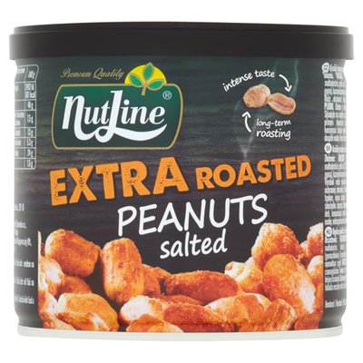 Obrázek Nutline Extra arašídy loupané pražené solené a ochucené 135g