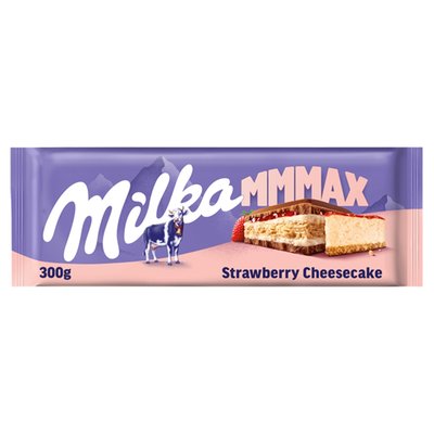 Obrázek Milka Mmmax Strawberry Cheesecake v mléčné čokoládě 300g
