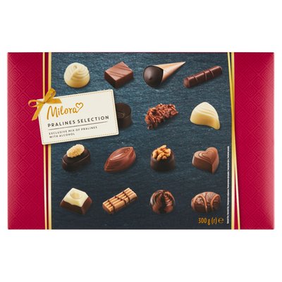 Obrázek Milora Směs čokoládových bonbónů s různými náplněmi 300g